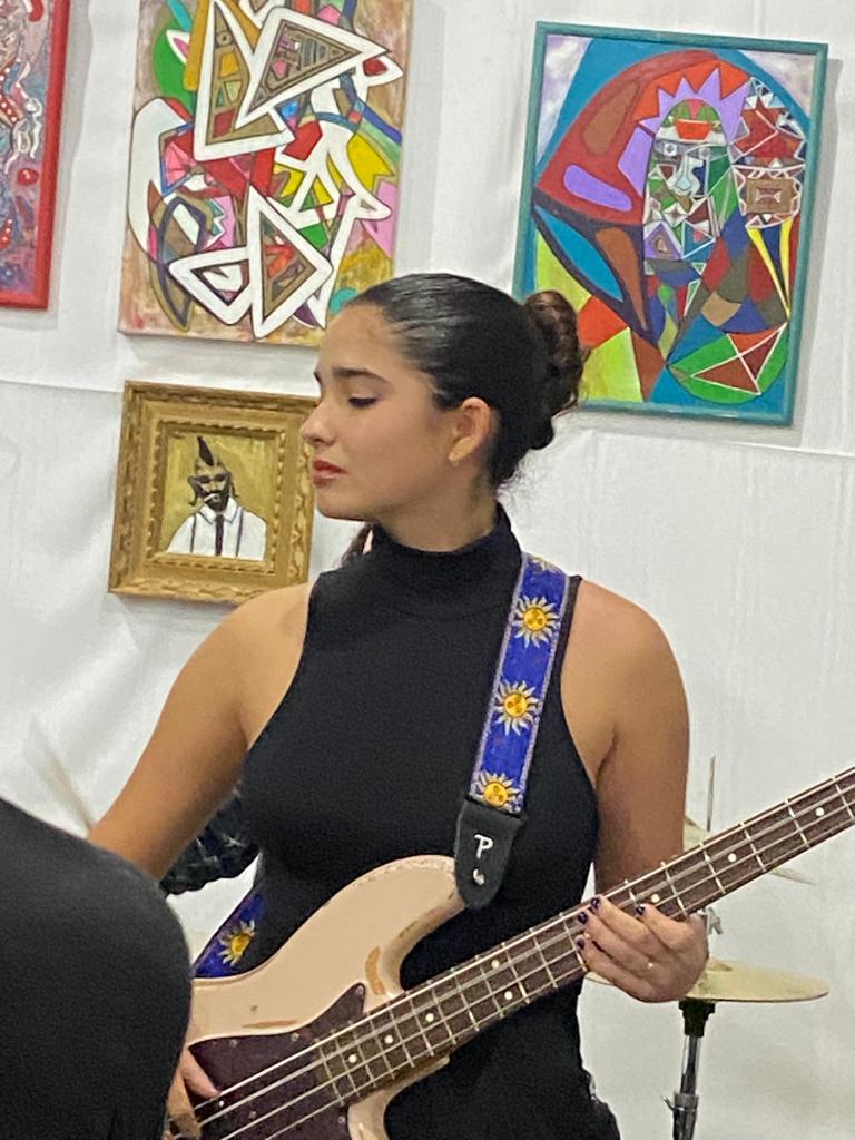 MAST Academy junior Luna Cordoba performs at Art Sea during Art Basel Miami on Dec. 1, 2022.