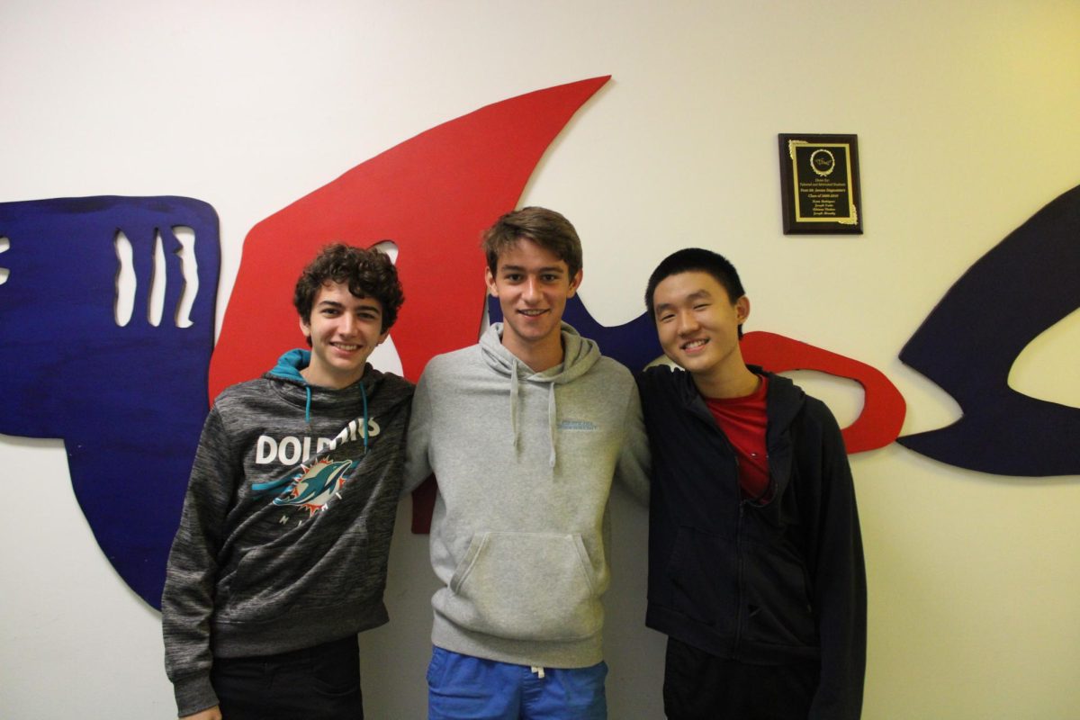 Edgar Batista, Nicolas Alvarez and Franklin Zhuang all received perfect scores on Advanced Placement exams.