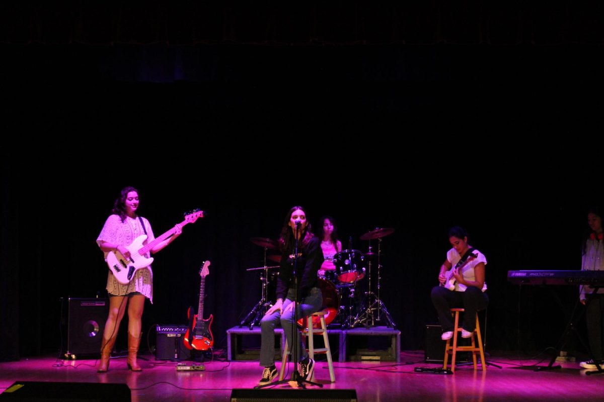 Olivia Rodrigos song, All-American, performed by the music club as the period 6 showcases closing act.